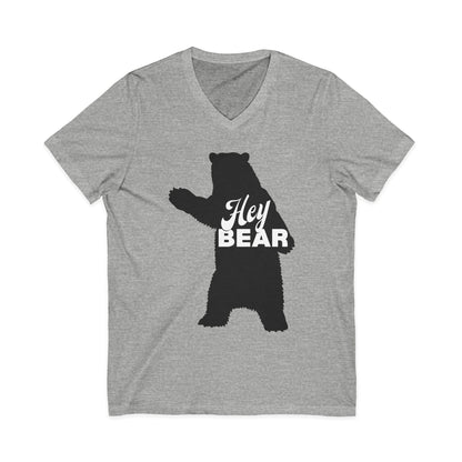 HEY BEAR v-neck tee
