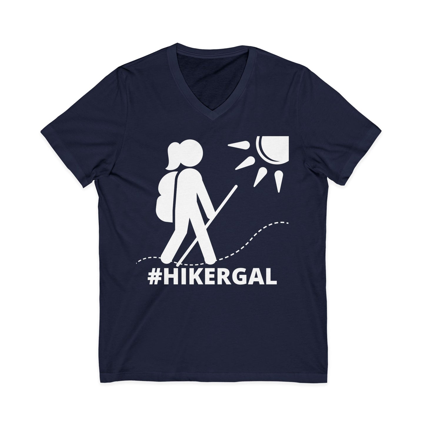 #HIKERGAL v-neck tee