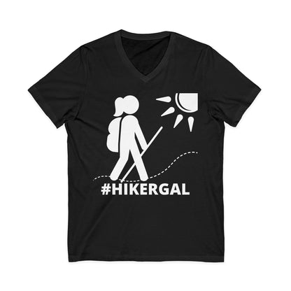 #HIKERGAL v-neck tee