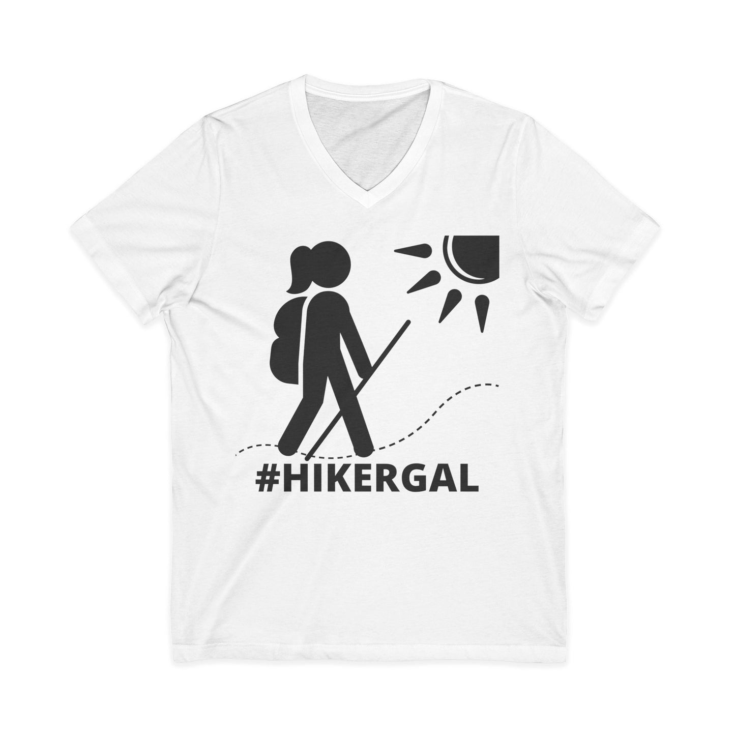 #HIKERGAL v-neck tee